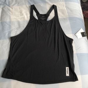 Adidas Basic Racerback Tank Size L NWT. Black